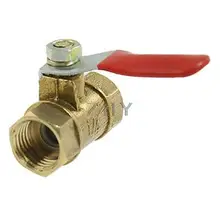 Покрытая пластиком ручка 0,4" Женская резьба Пневматический шарик клапан Ssesi