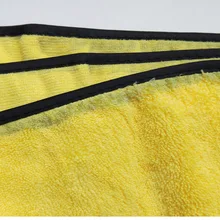 60*90 см автомобильное желтое полотенце для чистки автомобиля полиамидное волокно водопоглощающее