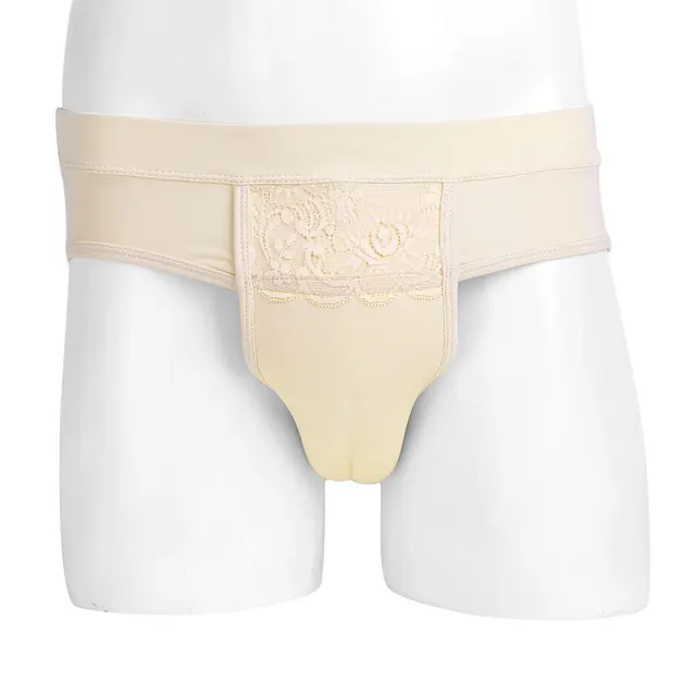 Transexuelle Lingerie Culotte Gaff Transgenre - Aplatissement Effet Naturel (S-XXL) Faux Vaggin Pénétrable