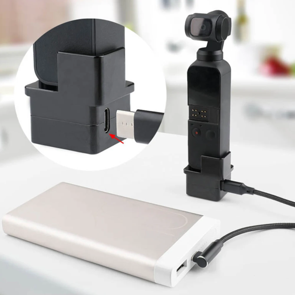 Кронштейн зарядки База держатель Мини с адаптером Gimbal аксессуары type-C порт стабилизатор Алюминиевый сплав Многофункциональный