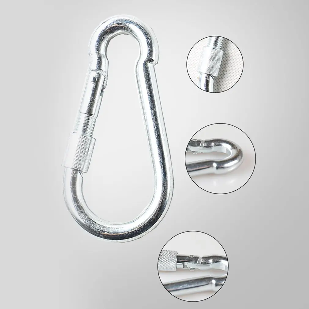 3C Lightweight Safety Hook Aluminum Hook D Ring Hiking Camp Hanging
