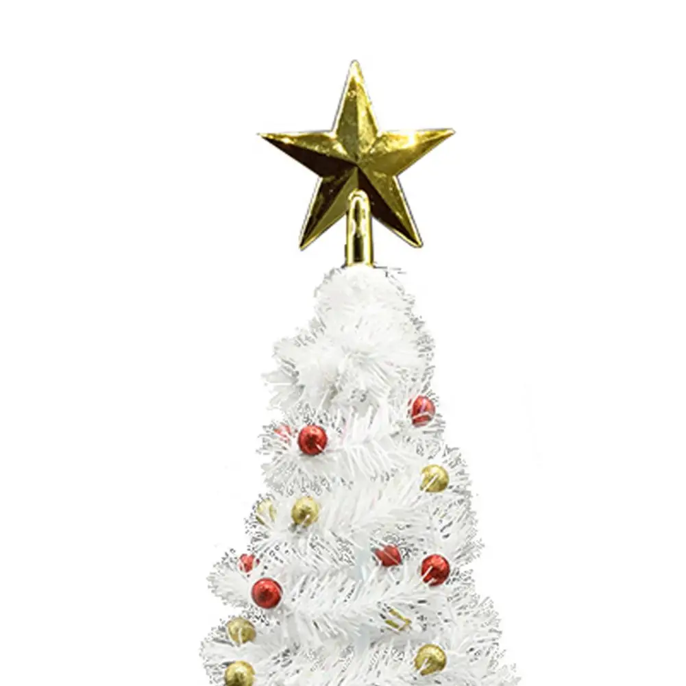 Складные Рождественские елки для рождества и Хэллоуина/вечерние/Белые Рождественские елочные настольные украшения