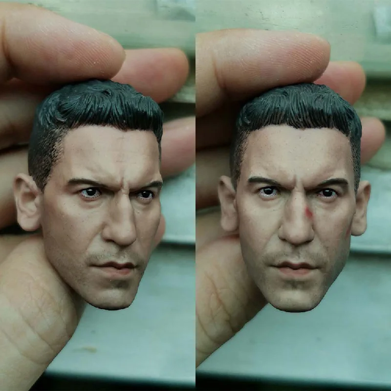 

1/6 Scale Action Figure Doll Accessories Jon Bernthal Head Sculpt Punisher Male Head Shape For 12" Figures 20A0900