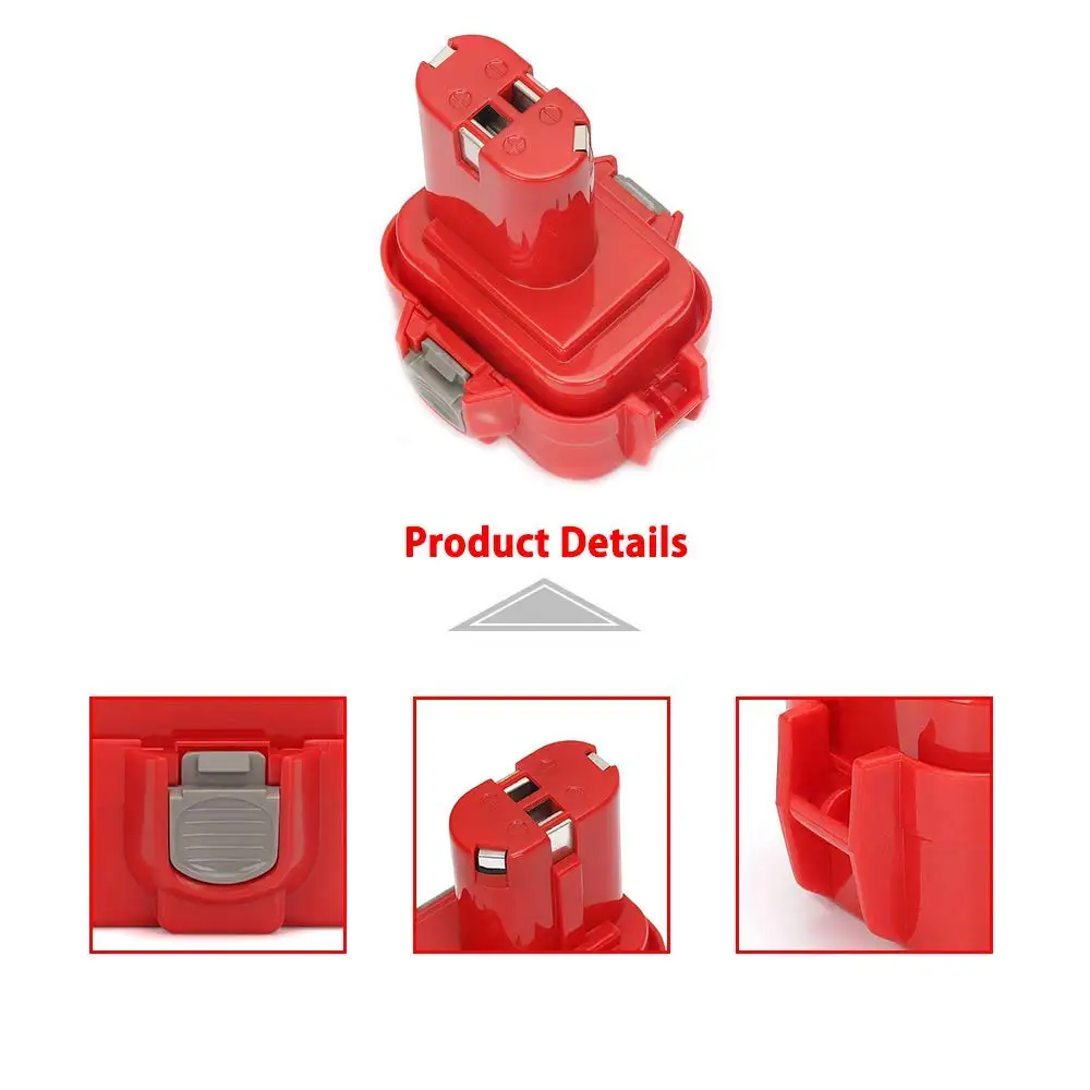 2 шт./лот 9,6 V Ni-CD Перезаряжаемые Батарея для Makita PA09 9100 9100A 9101 9120 9122 6207D 6261D192595-8 Мощность механические инструменты батареи