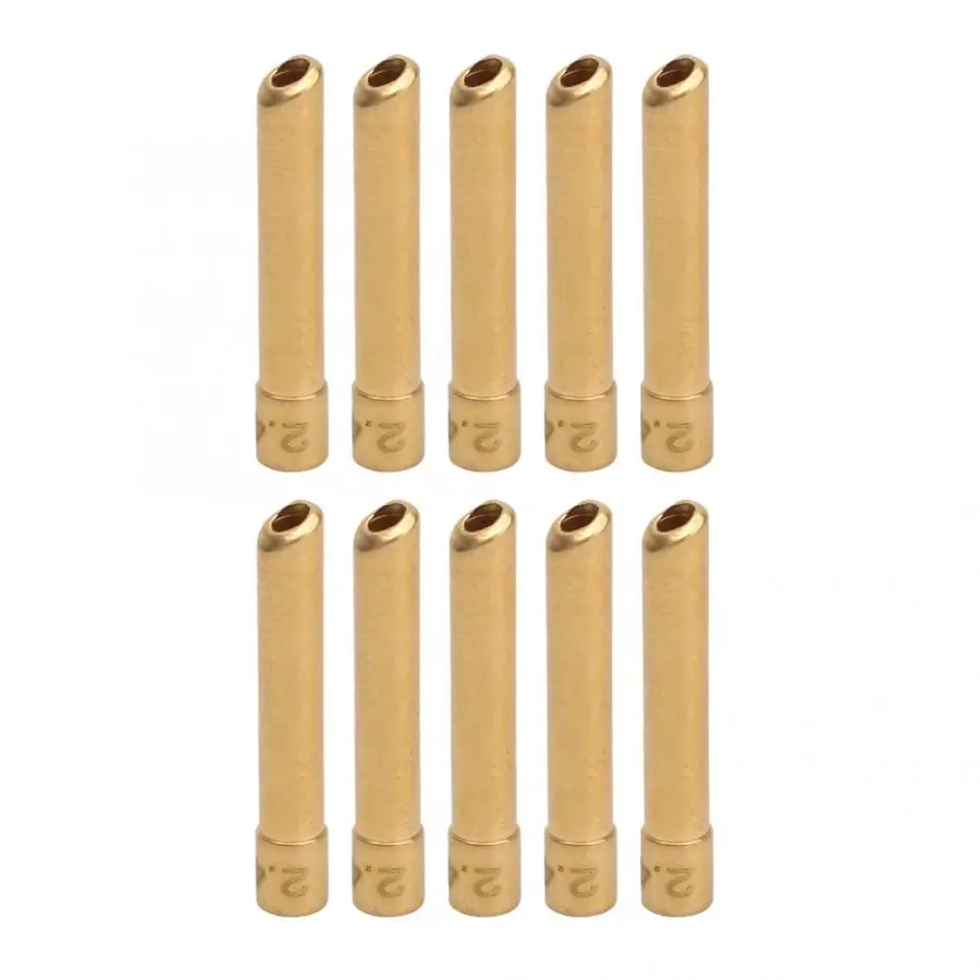 

10pcs Collet 3/32 inch 2.4mm Diameter Wedge Collet for DB SR ATP WP 9 20 25 TIG Welding Torch 10pk