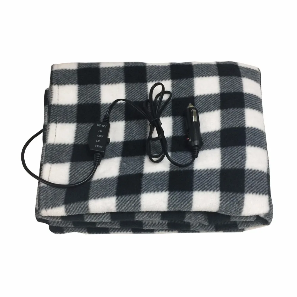 

Car Electric Blanket Automotive 145*100cm New 12V Car Heating Blanket Lattice Energy Saving Warm Autumn And Winter