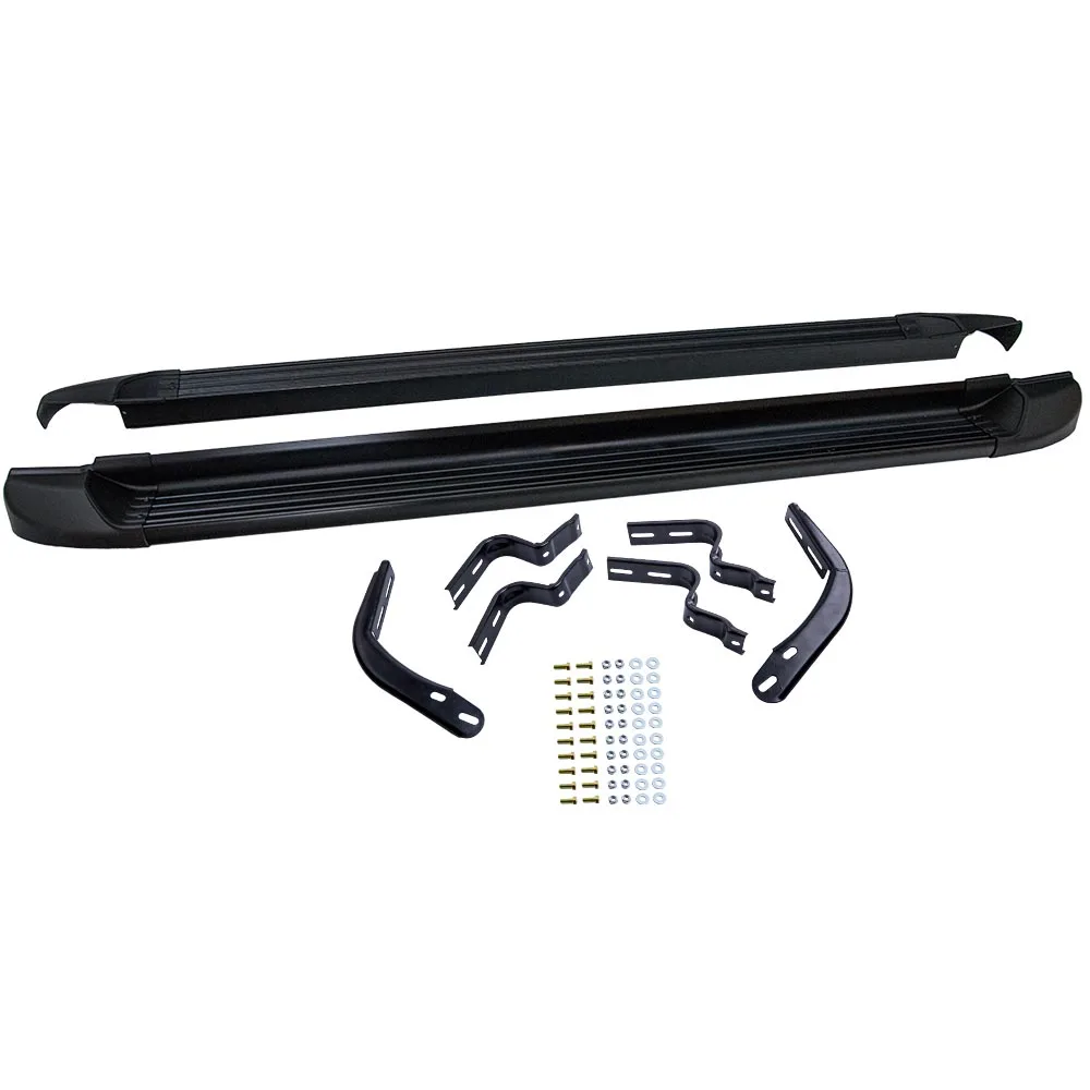 Pair Side Steps Running Boards Aluminium For For Nissan Navara Np300