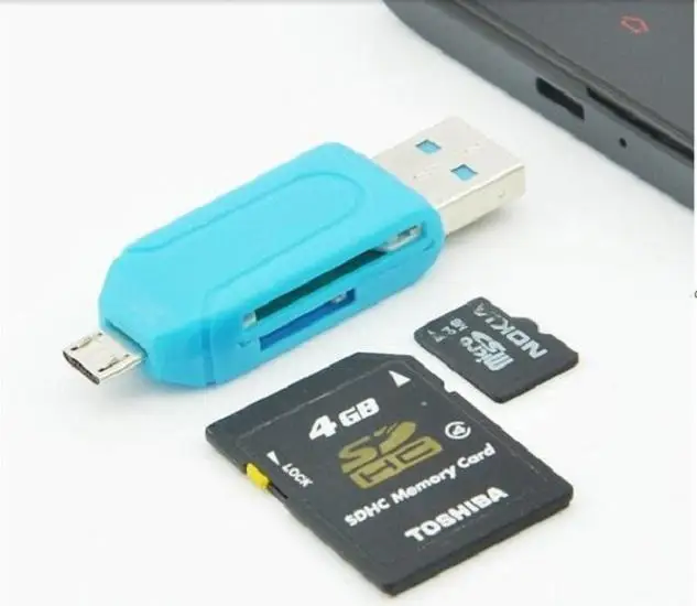 

Usb-концентратор с кардридером для Micro OTG TF-карт
