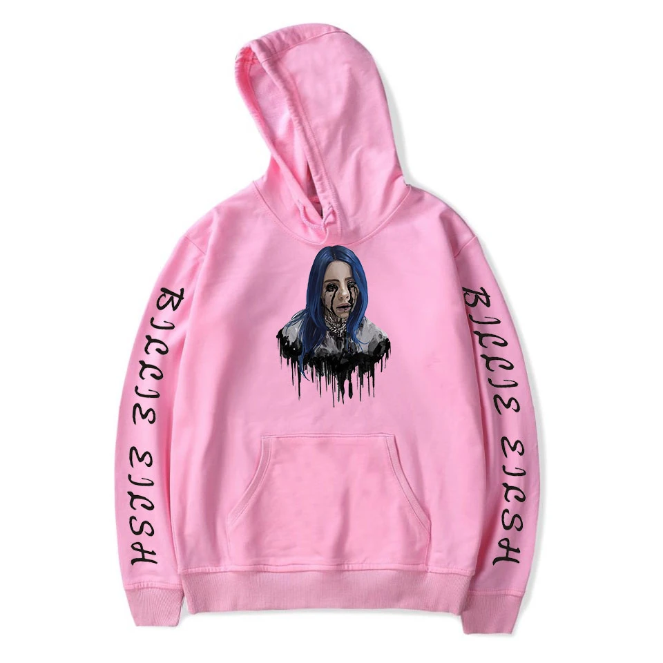 Billie Eilish худи с принтом для женщин и мужчин, свитер, пуловер на осень и зиму для мальчиков и девочек, удобная теплая куртка