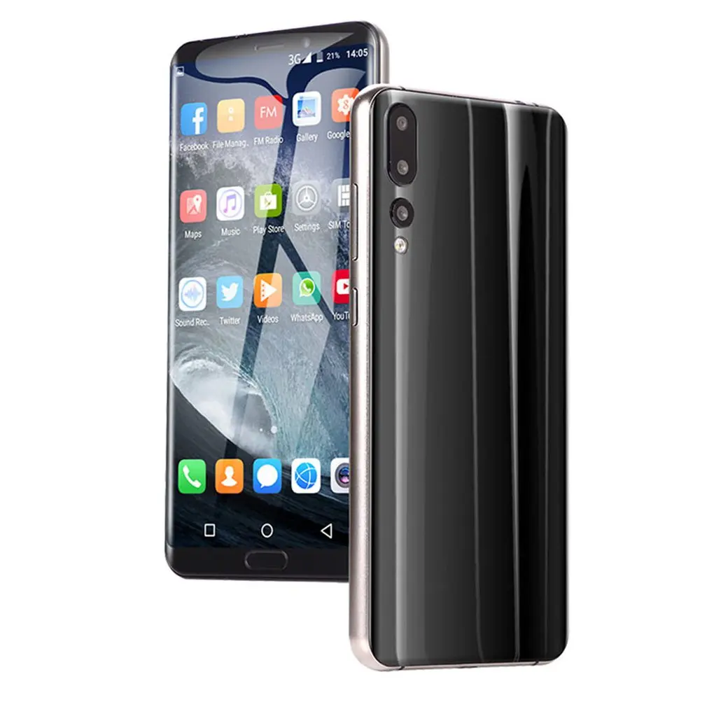 P20-pro6.1 дюймовый смартфон для Android для IOS 8,1 1G+ 8G 2050mAh аккумулятор - Цвет: Черный