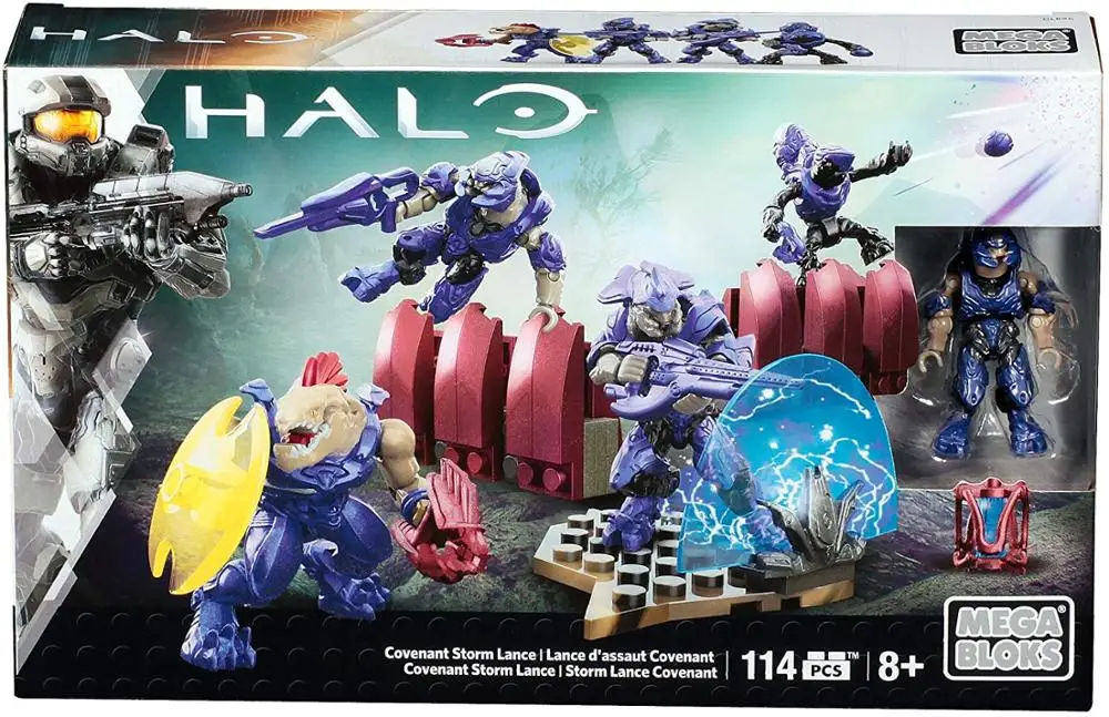 Набор для строительства Halo Covenant Storm Lance 114 шт - Цвет: NIB