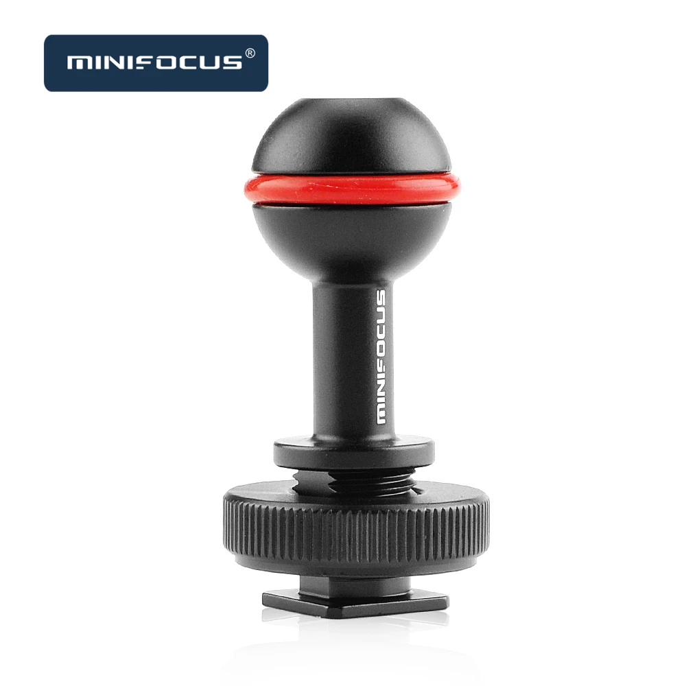 Bola de Montagem de Sapata Adaptador com Base para Braço Dobrável para Mergulho Sistema de Proteção de Braços Quente Fria Minifocus Subaquáticos Fotografia - Image 6