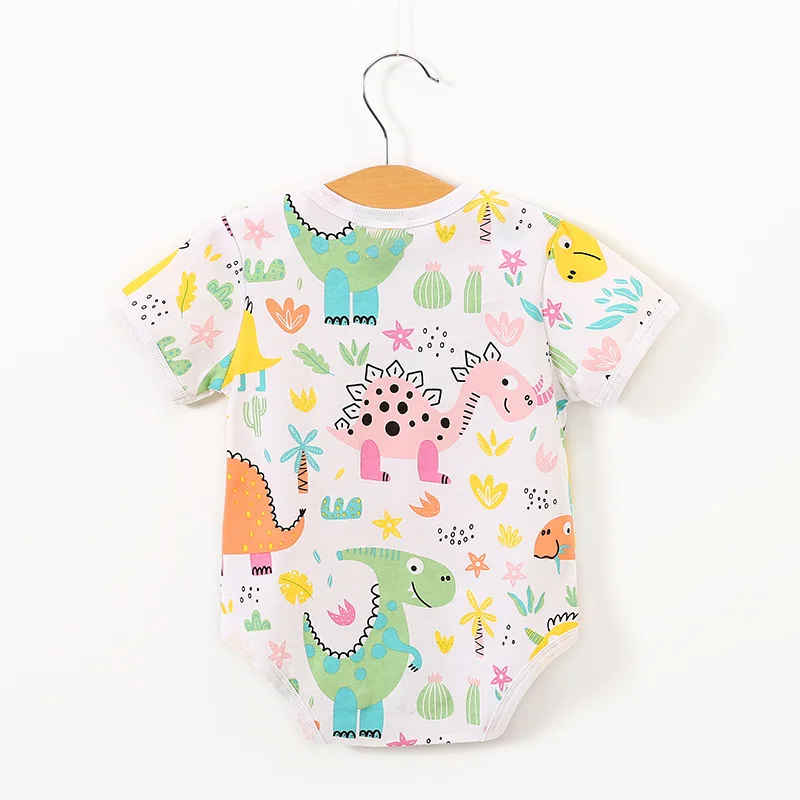 

Baby Onesie summer knitted Summer Triangle onesie baby short sleeved clothes thin one-piece romper wholesale