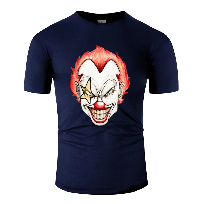 Men-Navy Blue Принтованная Классическая джокер футболка для мужчин Базовая однотонная большой размер S~ 5xl Мужская футболка с буквенным принтом хлопок против морщин - Цвет: Men-Navy Blue