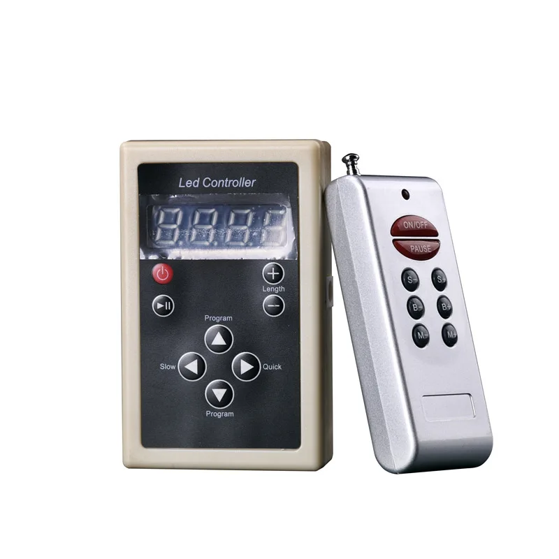 8 Keys LED Strip Light Controller 2811/1903/1812 3in1 RF Pixel Controller for LED Strip Light