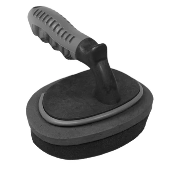 

Black Gray Antislip Handle Sponge Car Wheel Tyre Tire Wax Brush Tire Cleaning Brush for Tires and Wheels