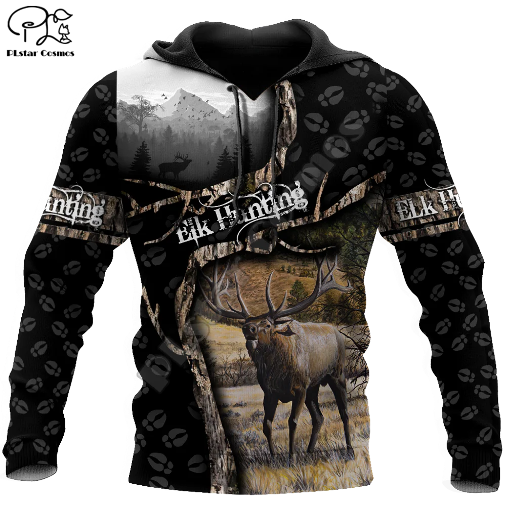 

PLstar Cosmos Animal Deer Bow Hunting Hunter Camo Tattoo NewFashion Tracksuit Men/Women 3DPrint Autumn Funny Casual Hoodies C-12