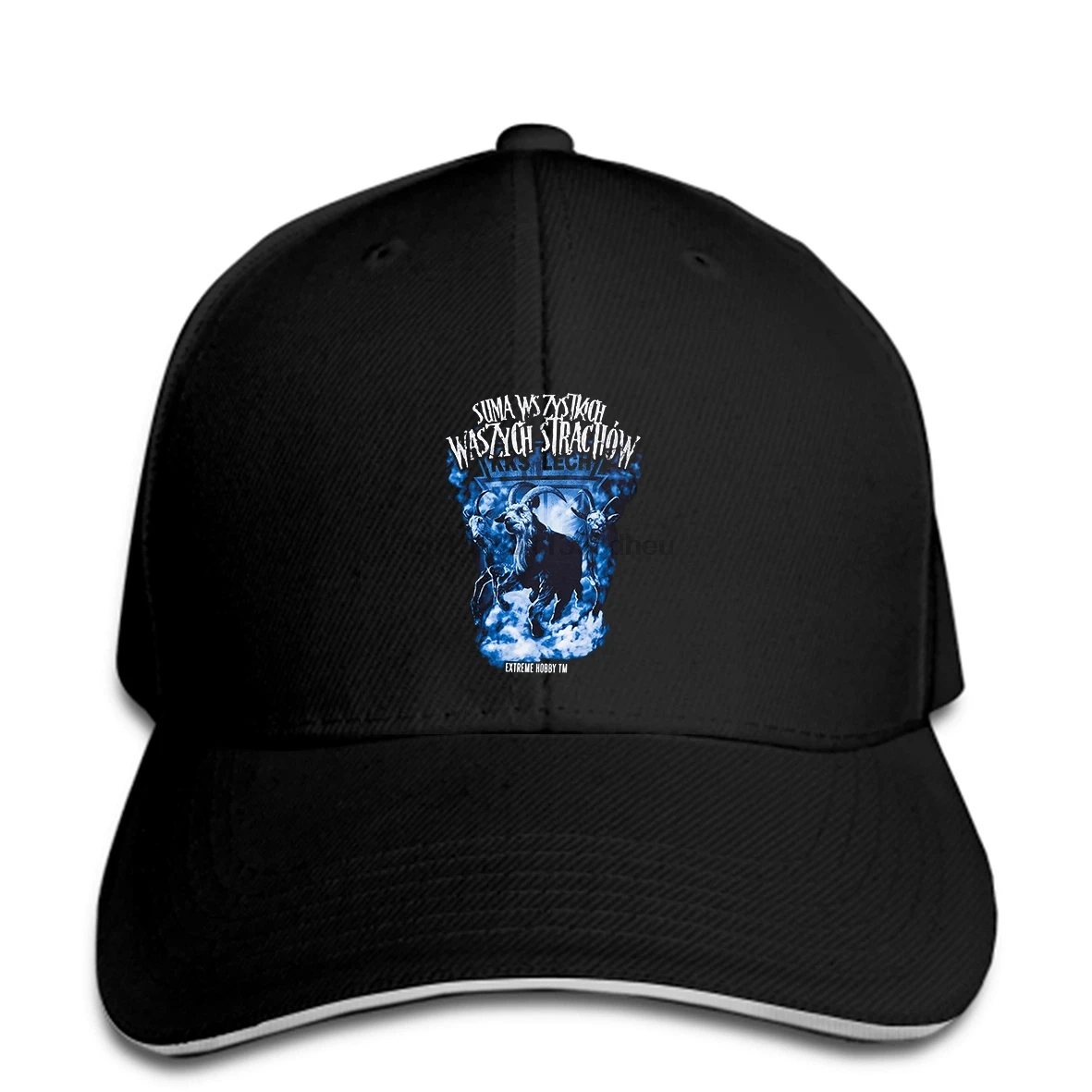 Бейсболка для экстремального хобби Lech Poznan Suma Wszystkich Waszych Strachow Lech Poznan Sleeve Harajuku snapback hat