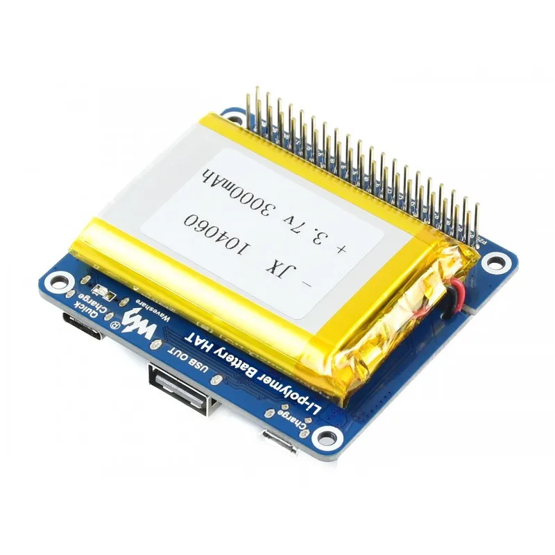 Raspberry Pi Li polymer Battery HAT SW6106 блок питания со встроенными защитными