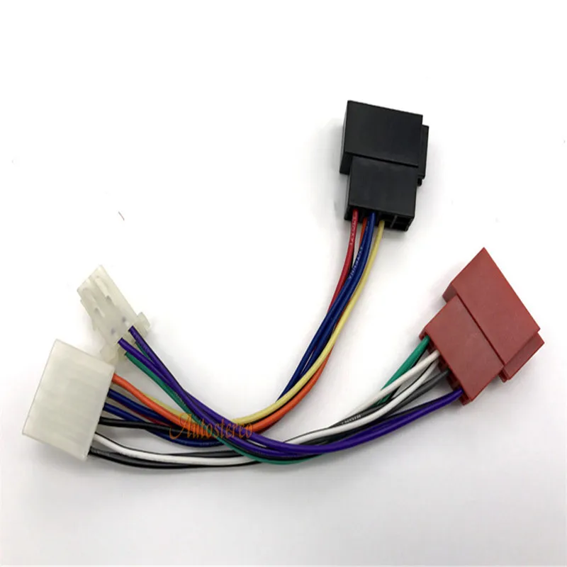 

12-122 ISO standard HARNESS Radio Adaper for TOYOTA 1984+ LEXUS DAIHATSU 1985+