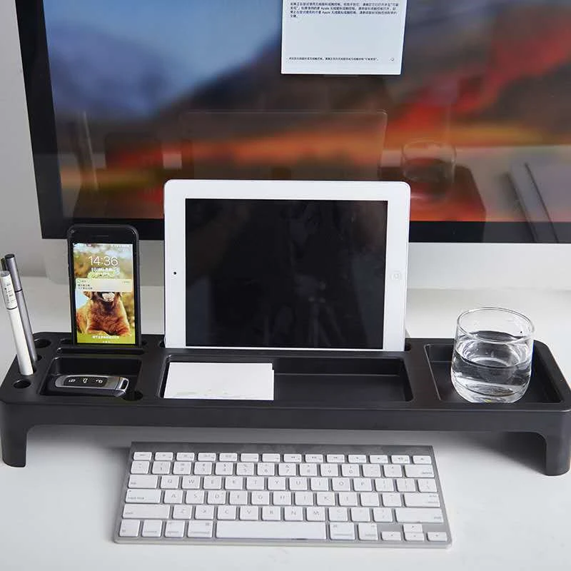 

Office Table Organizer Desk Keyboard Rack Stationery Storage Holder Computer Home Desktop Shlelf Stationery Storage Holder