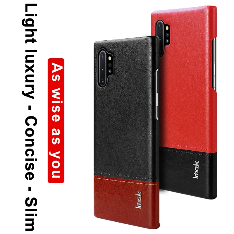 Imak Ruiyi Чехлы для Samsung Galaxy Note10 Note 10 Plus Pro Чехол тонкая задняя крышка телефона жесткий