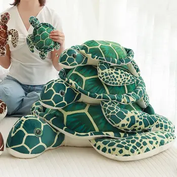 

Big Sea Turtle Plush Toy Soft PP Cotton Stuffed Tortoise Pillow Cushion Kid Gift