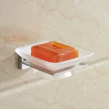 Vidric мыльница для ванной комнаты/тарелка матовая Хромированная мыльница полка аксессуары