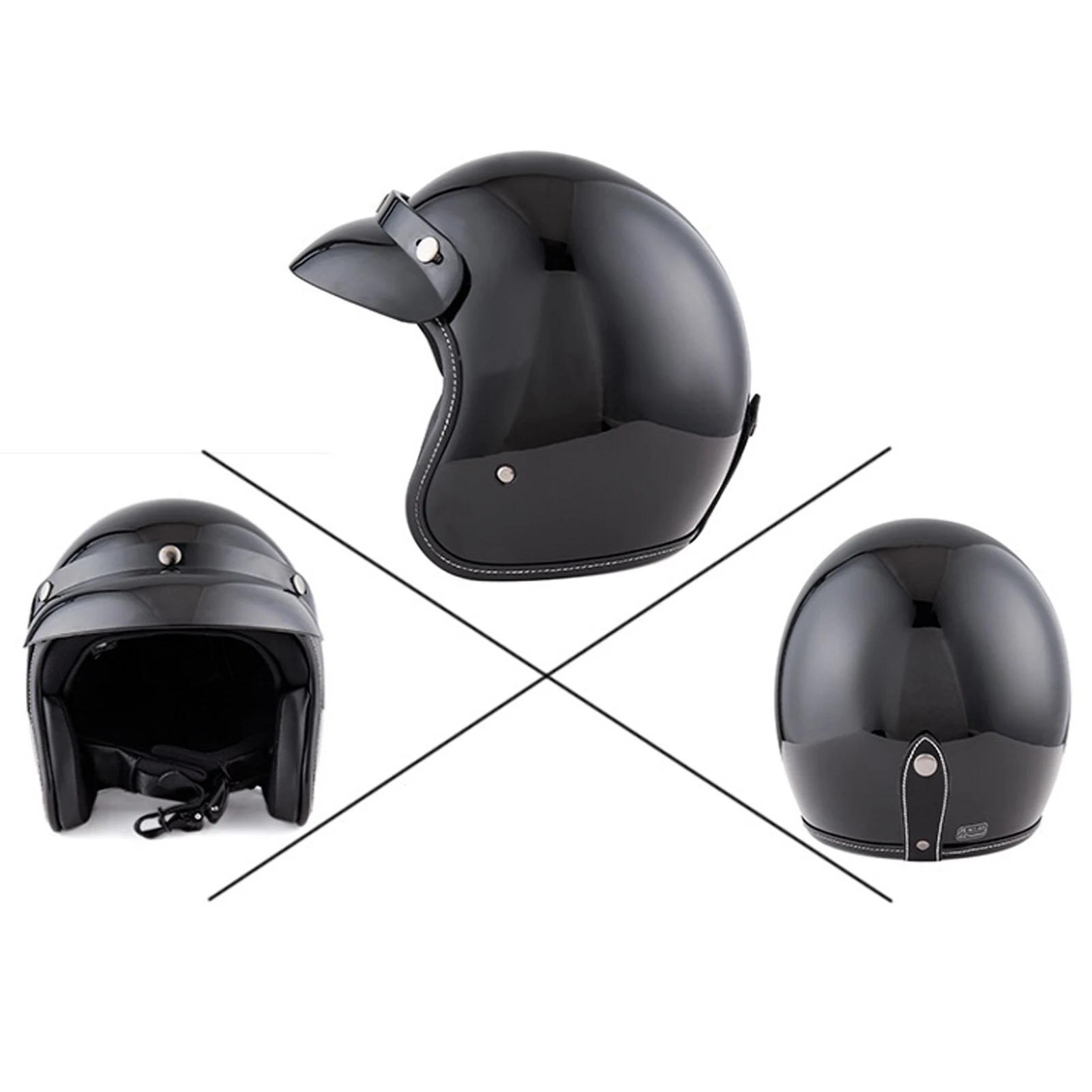 Vintage Motorcycle Helmet Unisex adult 