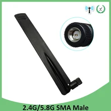 2,4 GHz 5,8 Ghz 5G wifi антенна 8dBi SMA разъем двухдиапазонный 2,4 ghz 5,8G 5G wi fi антенна беспроводная антенна маршрутизатор Антенна