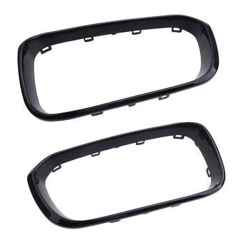 

CITALL 1 Pair ABS Gloss Black Front Kidney Grille Grill Surrounds Cover Fit for BMW 1 Series F20 F21 M Sport 2015-2018 Facelift