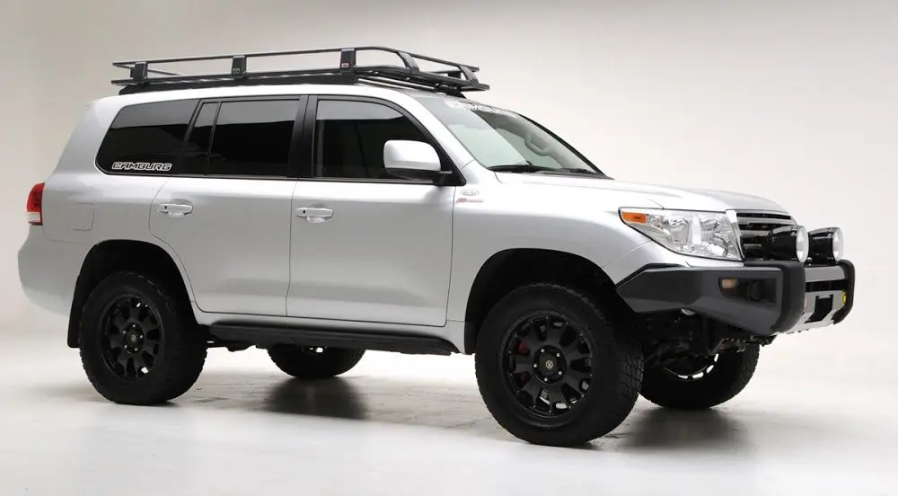 Черный ветровой козырек для Toyota LAND CRUISER FJ200- дефлектор бокового окна для Toyota LAND CRUISER FJ200 SUNZ