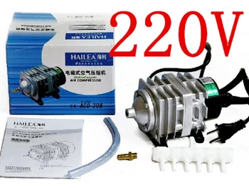 

Hailea 220V ACO-208 45L/min Electromagnetic air compressor portable koi fish tank bubble Aquarium aquacuture pump aerator Supply