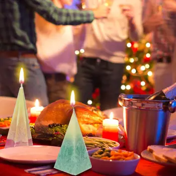 

Pyramid Shape Candle Mold Durable Plastic Five-sided Cone Mold Soap Mold Handmade Aromatherapy Mold Scented DIY Gift Crafts