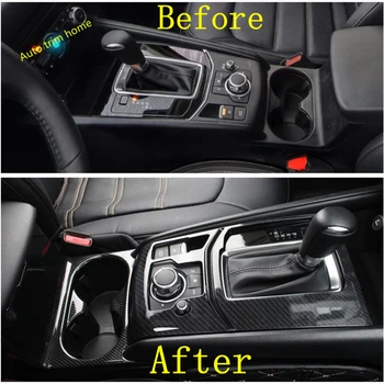 

Lapetus Center Control Gear Shift Box Water Cup Holder Panel Cover Trim Fit For Mazda CX-5 CX5 2017 - 2020 ABS Auto Accessories