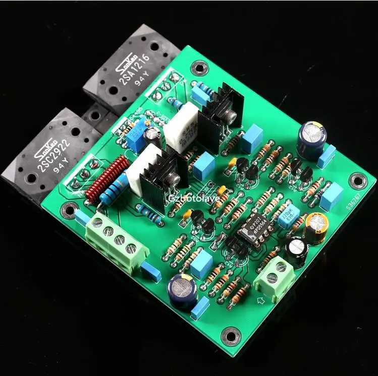 MonopoweramplifierboardwithSANKENtransistorreferenceGoldmund