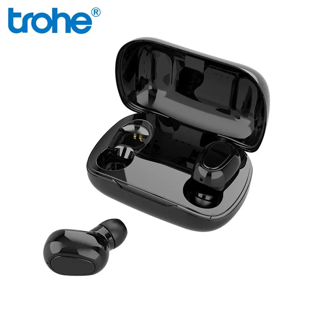 Новые наушники вкладыши TWS с Беспроводной Bluetooth со светодиодными огнями V5.0 Hi Fi