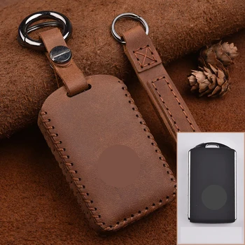 

Handmade Genuine Leather Smart Car Key Case Cover Bag for VOLVO S90 V90 XC90 XC60 XC40 Key Case Cover