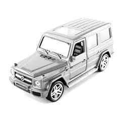 Высокая литая модель машины Модель для Benz G65 SUV Jeep AMG 1:32 Mini Car Sound Light игрушка с инерционным механизмом детский подарок на день рождения