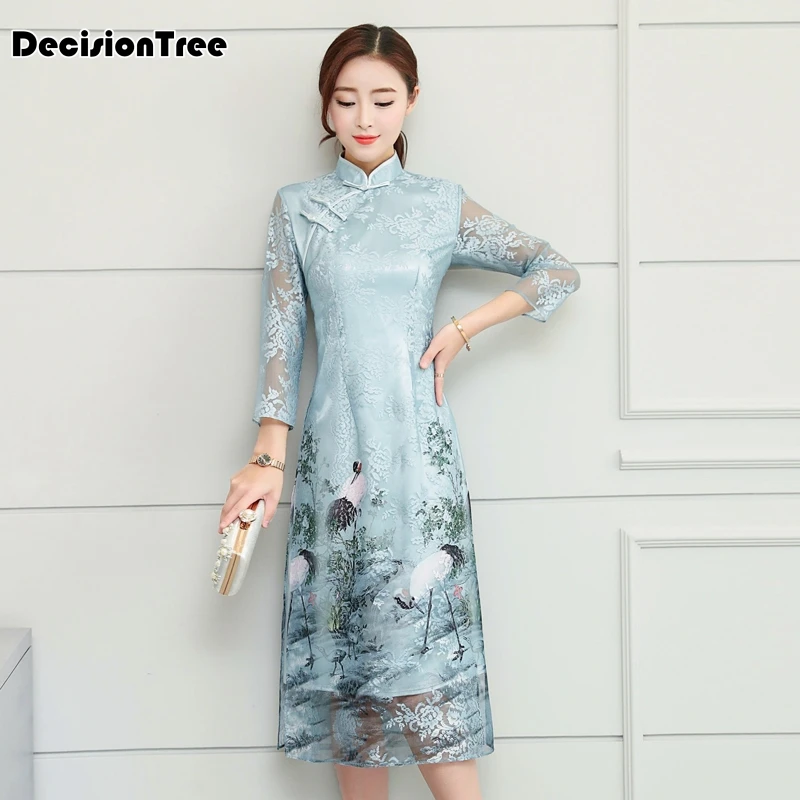 vietnam aodai chinese traditional dress red long chinese cheongsam dress robe vietnamese ao dai