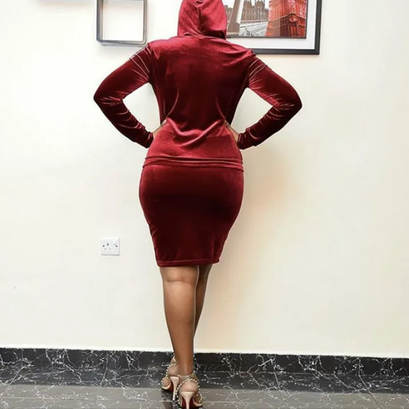 2 Piece Set Women Velvet Africa Clothing African Clothes Plus Size Party Dress Dashiki Famous Top Pants Tracksuit Matching Sets 10