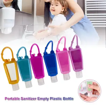 

10 Pcs/set 30ml Silicone Safe Gel Bottle Mini Portable Non-Washing Disinfection Hand Sanitizer Plastic Bottle With Cover
