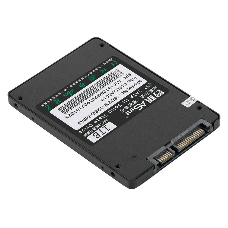 ASint SSD 1 ТБ SATA3 SSD 2,5 дюймов AS518 твердотельный накопитель для настольных ПК 7 мм