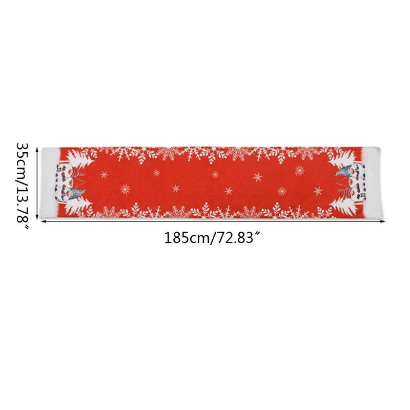 

Christmas Swedish Gnome Table Runner Tablecloth Placemat Home Wedding Decoration for your dining coffee table, dresser scarf