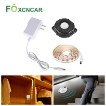 Светодиодная подсветка под шкаф с датчиком движения с ручным управлением развертки с регулируемой яркостью DC12V DIY светодиодный светильник для кухонного шкафа ing светодиодный Lampe Schrank