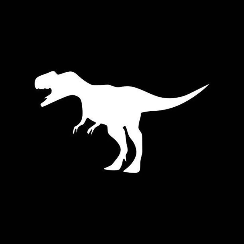 Черный/Серебряный T Rex в парк развлечений Виниловая пленка для оклеивания