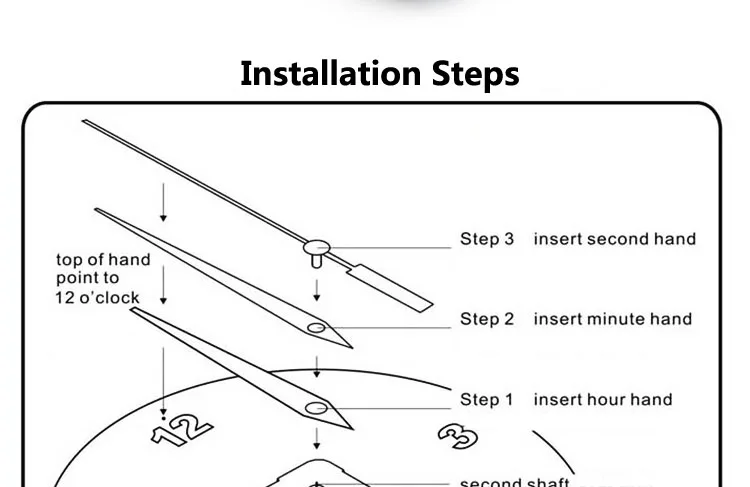 Механизм настенных часов бесшумный механизм для кварцевых часов DIY часы запчасти ремонтный механизм черные часы Movment Заводной 17 мм