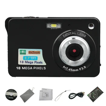 

2.7inch 18MP 720P Children Portable Mini Digital Camera 8X Zoom TFT LCD Screen Video Camcorder Anti-Shake Photo Camera Kids Gift