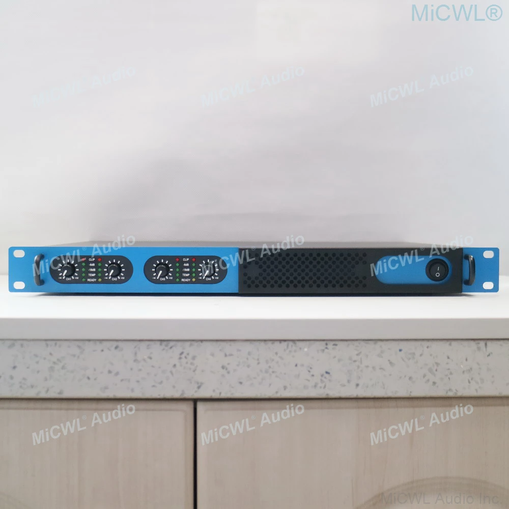 MiCWL 디지털 고출력 앰프, 오렌지 컬러, 4 채널 6400W, 4x850 와트 출력 앰프, 무대 공연, 홈 가라오케, D8400