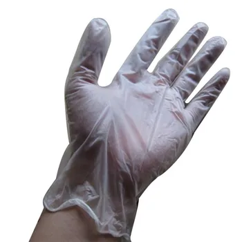 

100PCS/Set PVC Food Plastic Gloves Disposable Protection Gloves for Restaurant protect Eco-friendly Food Gloves Gloves